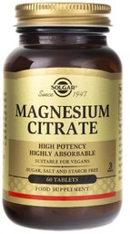 SOLGAR Wapń i Magnez cytrynian, 50 tabletek
