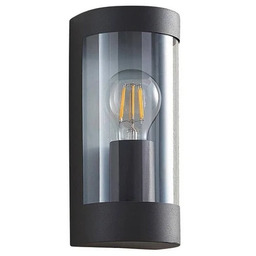 Lindby - Junias Ścienna Lampa Ogrodowa Dark grey