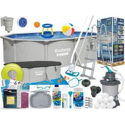 Basen Bestway 500x366x122 Ogrodowy Stelażowy 56586 24w1