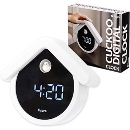 Fisura Budzik cyfrowy z kukułką, oryginalny zegar