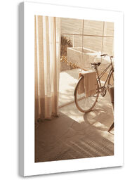 Obraz na płótnie, Stary rower w domu 40x60