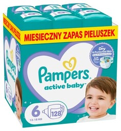 PAMPERS Pieluchy Active Baby 6 Extra Large (128