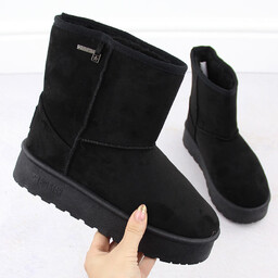 Wodoodporne śniegowce damskie mukluki czarne Big Star OO274898