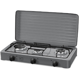 KUCHENKA GAZOWA STELLA STKGS-03 3 PALNIKI SREBRNA