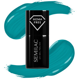 Semilac 443 Spooky Blue, lakier hybrydowy, 7ml