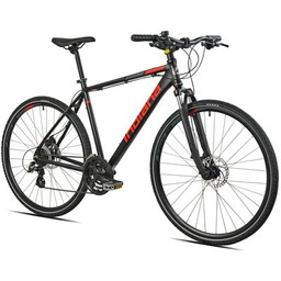 INDIANA Rower crossowy X-Cross 2.0 M17 męski Czarno-czerwony