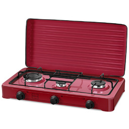 KUCHENKA GAZOWA STELLA STKGR-03 3 PALNIKI CZERWONA