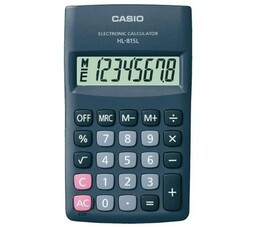 Casio HL-815L BK Czarny Kalkulator standardowy