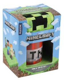 Paladone Minecraft Prezentowy kubek plus skarpetki Zestaw