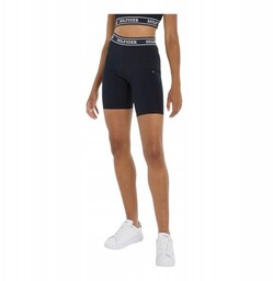 TOMMY HILFIGER LEGGINSY DAMSKIE KOLARKI MONOTYPE TAPE HW