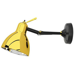 Rotaliana - Luxy H0 Glam Lampa ścienna, czarna/złota,