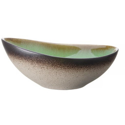 Misa owalna Beryl 265x195 mm zielona - Fine