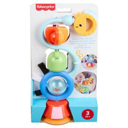 FISHER PRICE Zabawka edukacyjna Piramidka sensoryczna z przyssawką
