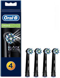 BRAUN Oral-B CrossAction EB50-4 BLACK 4 szt. -