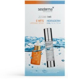 SESDERMA Zestaw Hidraderm Hyal Krem, 50ml + C-VIT