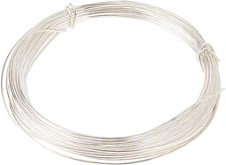 Glorex srebrny drut 0,8 mm x 6 m