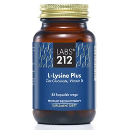LABS212 L-Lysine Plus Lizyna + Cynk + Witamina