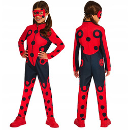 Kostium dziecięcy Miraculous Biedronka na licencji 7-8 lat