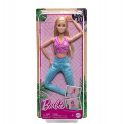 Barbie. Lalka Made To Move Blond Włosy