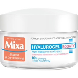 Mixa, Ekspert Skóry Wrażliwej, Bogaty krem intensywnie nawilżający,