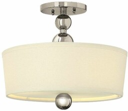 LAMPA sufitowa HK-ZELDA-SF-PN Elstead HINKLEY plafon OPRAWA abażurowa