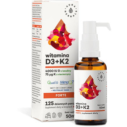 Aura Herbals Witamina D3 4000 IU + K2mk7