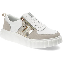 Filippo Białe Sneakersy Modne Obuwie Damskie