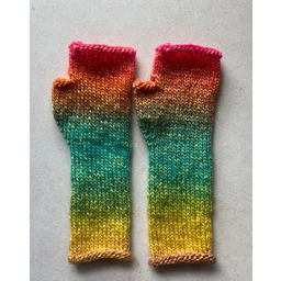 Pakamera Mitenki z wełną owczą tropikalne