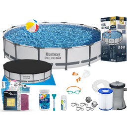 Basen Bestway 427x84 Ogrodowy Stelażowy 56595 16w1