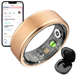 Smartring OneRing 62mm złoty IP68 etui dedykowana aplikacja