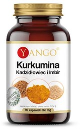 YANGO Kurkumina Kadzidłowiec i Imbir, 90kaps.