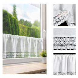 EUROFIRANY Zazdrostka ROSE 150x30 cm biała z koronką