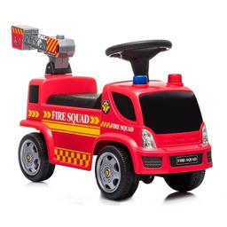 Pojazd Jeździk Straż Pożarna Drabina Bańki Mydlane Dźwięki