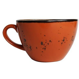Filiżanka do cappuccino 350 ml Dahlia pomarańczowa Fine
