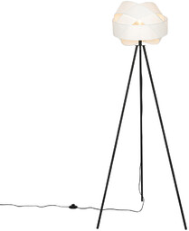 Nowoczesna lampa podłogowa biała - Cloth