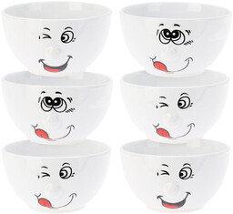 Miseczki ceramiczne buźki 13,5 cm, 550 ml 6