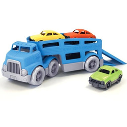 Samochody zabawki Transporter z lawetą GTCCRB1237-Green Toys, pojazdy