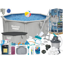 Basen Bestway 366x122 Ogrodowy Stelażowy 56574 21w1