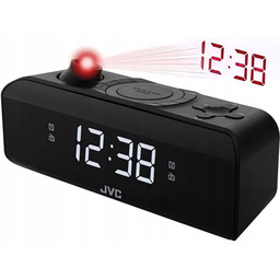 Radiobudzik Jvc RA-E211B Czarny, Tuner Fm/am, Led, Projekcja