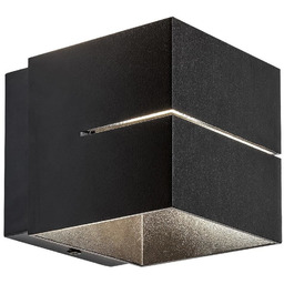 RABALUX 7017 Kaunas Lampa ścienna IP20 czarny matowy