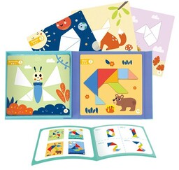TOOKY TOY Puzzle Tangram Układanka dla Dzieci Nauka