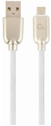 Gembird USB 2.0 (AM/microUSB M) 2m biały