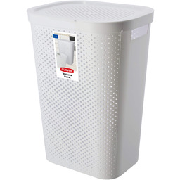 Kosz z pokrywą Curver Infinity 60L biały