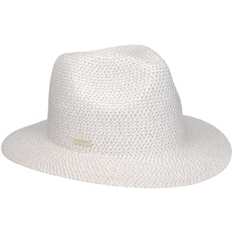 Kapelusz Paper Braid Fedora by Seeberger, biały, cm