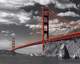 empireposter - San Francisco - Golden Gate Bridge