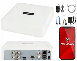 Rejestrator 5w1 Ahd Tvi Hikvision 4 kanały 2MPx