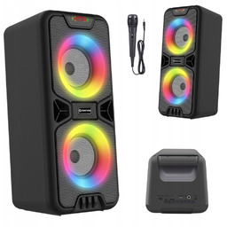 Głośnik Karaoke Mikrofon Przenośny Bt MP3 Manta