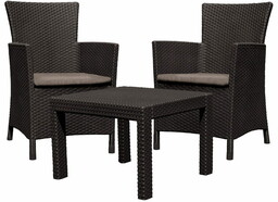 Zestaw mebli Keter Rosario 2 krzesła + stolik