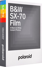 Polaroid Wkład B&W Film for SX-70 (White Frame)