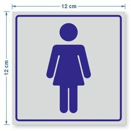 Toaleta DAMSKA piktogram